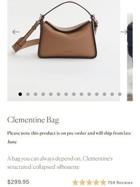 The Horse Clementine Shoulder Bag in Taupe